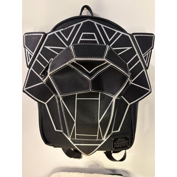 Marvel Black Panther Wakanda Forever Loungefly Backpack & Wallet Bundle – NWT - Picture 6 of 16